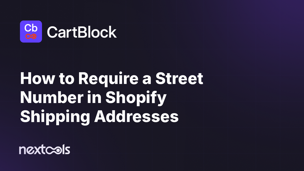 How to Make Shopify Require a House Number at Checkout