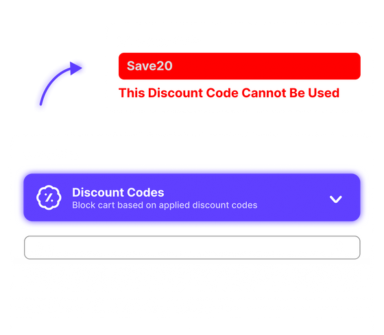 Block Discount Codes in Checkout